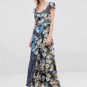 NWT $250 Free People Size 2 Floral Maxi Dress